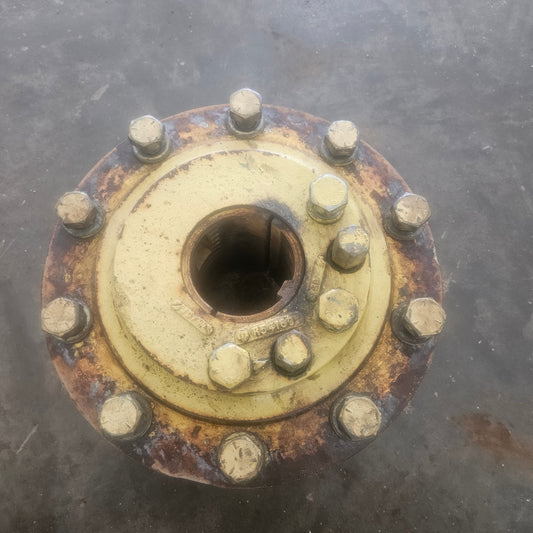 John Deere 10 Bolt Dual Hub with Hardware and 100mm Wedges R54180 - USED